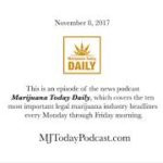Wednesday, November 8, 2017 Headlines | Marijuana Today Daily News