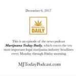 Wednesday, December 6, 2017 Headlines | Marijuana Today Daily News